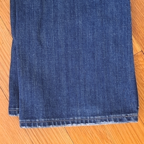 Fossil Women's Size 27 Boyfriend Distressed Denim Jeans 8" Rise Western Cowgirl - Picture 4 of 14